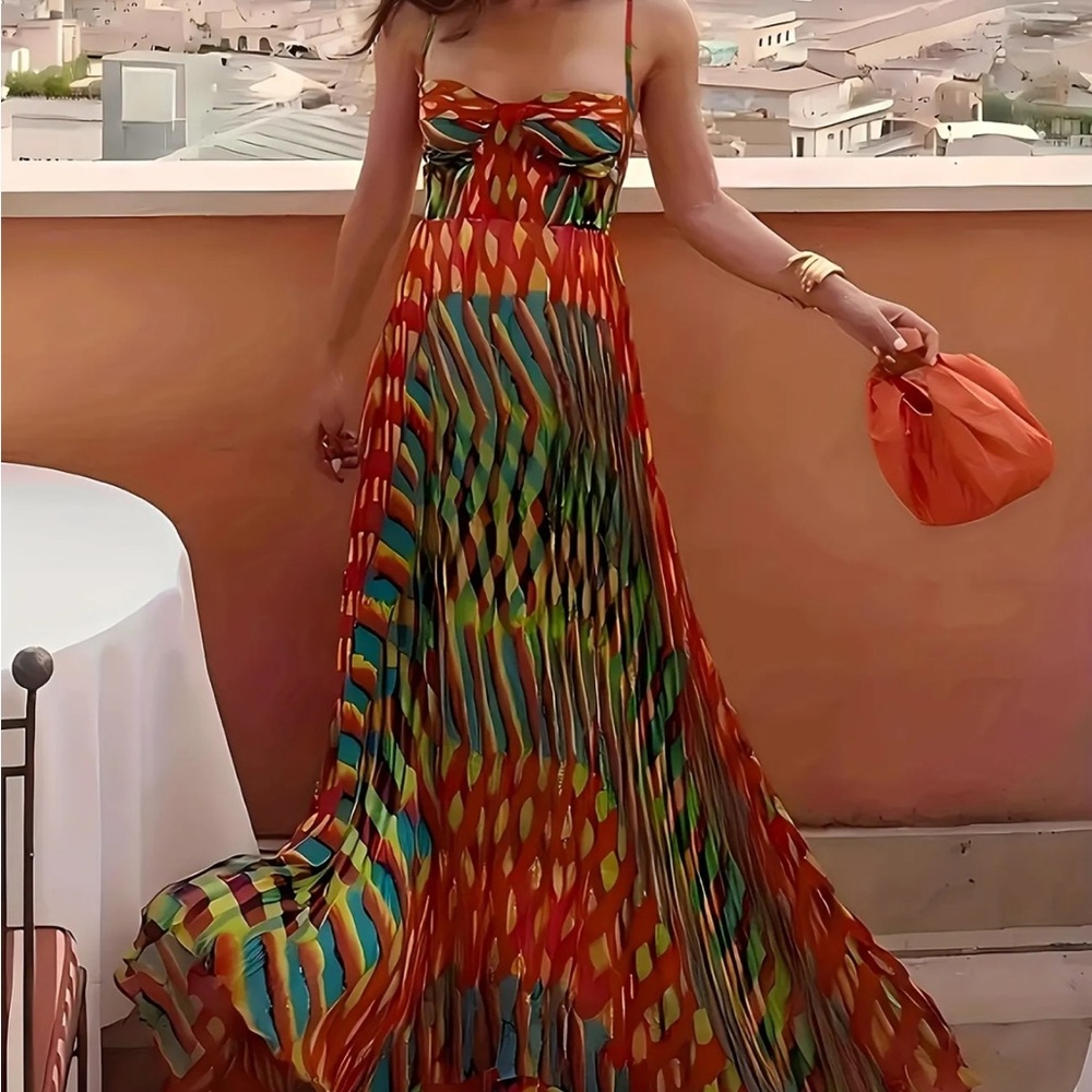 Colorful Maxi Dress